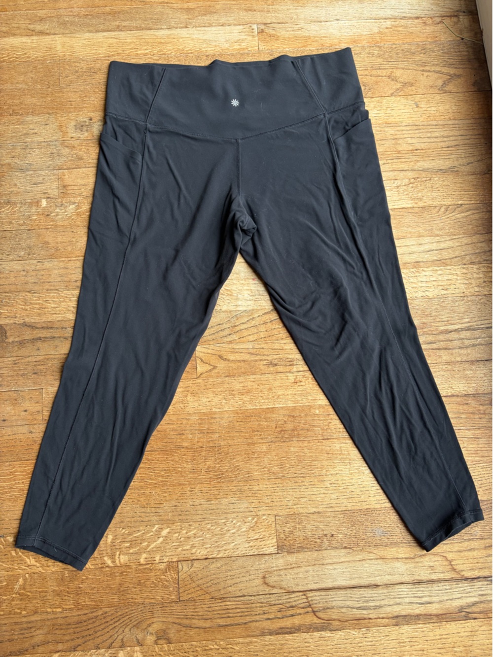 Athleta Black High-Rise Performance Leggings - Picture 2 of 3